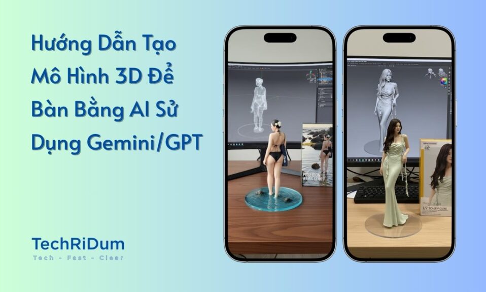 Hướng Dẫn Tạo Mô Hình 3D Để Bàn Bằng AI Sử Dụng Gemini/GPT